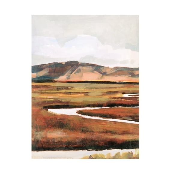Victoria Borges 'Mountain Field I' Canvas Art