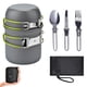thumbnail image 4 of Camping Utensilios de cocina de aluminio Acero inoxidable Picnic Vajilla al aire libre Pote Nón tholdsy OD003504-01B, 4 of 7