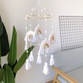 thumbnail image 4 of Campana para cuna de bebé Promise Babe, móvil colgante para habitación de recién nacidos, móvil arcoíris para cuna de bebé, decoración, adorno de regalo (blanco), 4 of 7