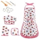 thumbnail image 1 of Juego de chef para niños CHAO 11 piezas disfraz rosa, 1 of 4