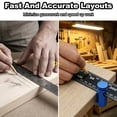 thumbnail image 4 of Tall Stair Gauges for Framing Square with Holder and Hook, Framing Jig for Speed Square, Framing Square Stops for Carpentry Squares & Circular Saw, 4 of 8