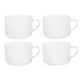 thumbnail image 5 of Taza de cristal de 4 Uds., taza de desayuno en relieve de estilo del norte de Europa, mango Retro, taza de té transparente con leche y café con leche, 4 Uds. Estilo de punto ondulado, 5 of 10