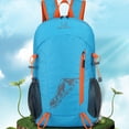 thumbnail image 2 of Mochila impermeable plegable ligera para acampar (azul claro), 2 of 9