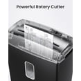 thumbnail image 3 of Destructora de papel Locksmith de microcorte de 8 hojas P-4, 15 L, 3 of 7