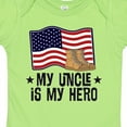 thumbnail image 4 of Inktastic My Uncle is My Hero Military Nephew Boys or Girls Baby Bodysuit, 4 of 5