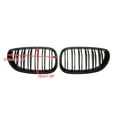 thumbnail image 2 of Glossy Black Front Sport Kidney Grille ABS For 04-2009 BMW E60 E61 M5 520i 530i, 2 of 11