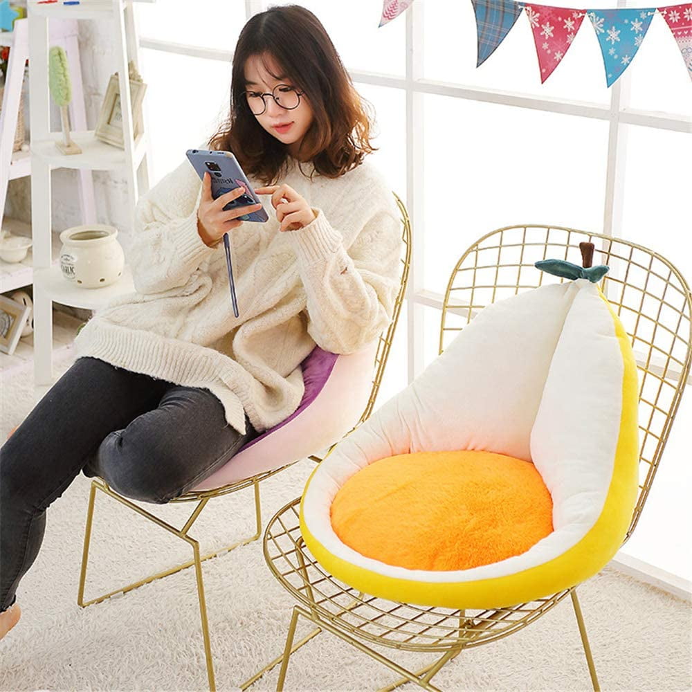 Fruit, Vegetables and Other Plush Chair Cushion – Comfy Morning