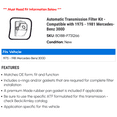 thumbnail image 2 of Automatic Transmission Filter Kit - Compatible with 1975 - 1981 Mercedes-Benz 300D 1976 1977 1978 1979 1980, 2 of 2