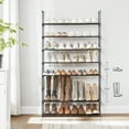 thumbnail image 5 of 4-Tier Metal Shoe Rack Organizer for 20 Pairs of Shoes - Easy Assembly, Entryway Shoe Storage, Black, 5 of 6