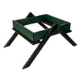 thumbnail image 4 of JCs Wildlife Removable Tray Ground Bird Feeder - Platform Bird Feeder - Holds 4 Cups of Seed (Medium, Green), 4 of 6
