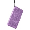 thumbnail image 4 of Funda tipo cartera GANGXUN para Honor X7A , diseño girasol, cuero PU, soporte, cierre magnético, tarjetero, 4 of 5