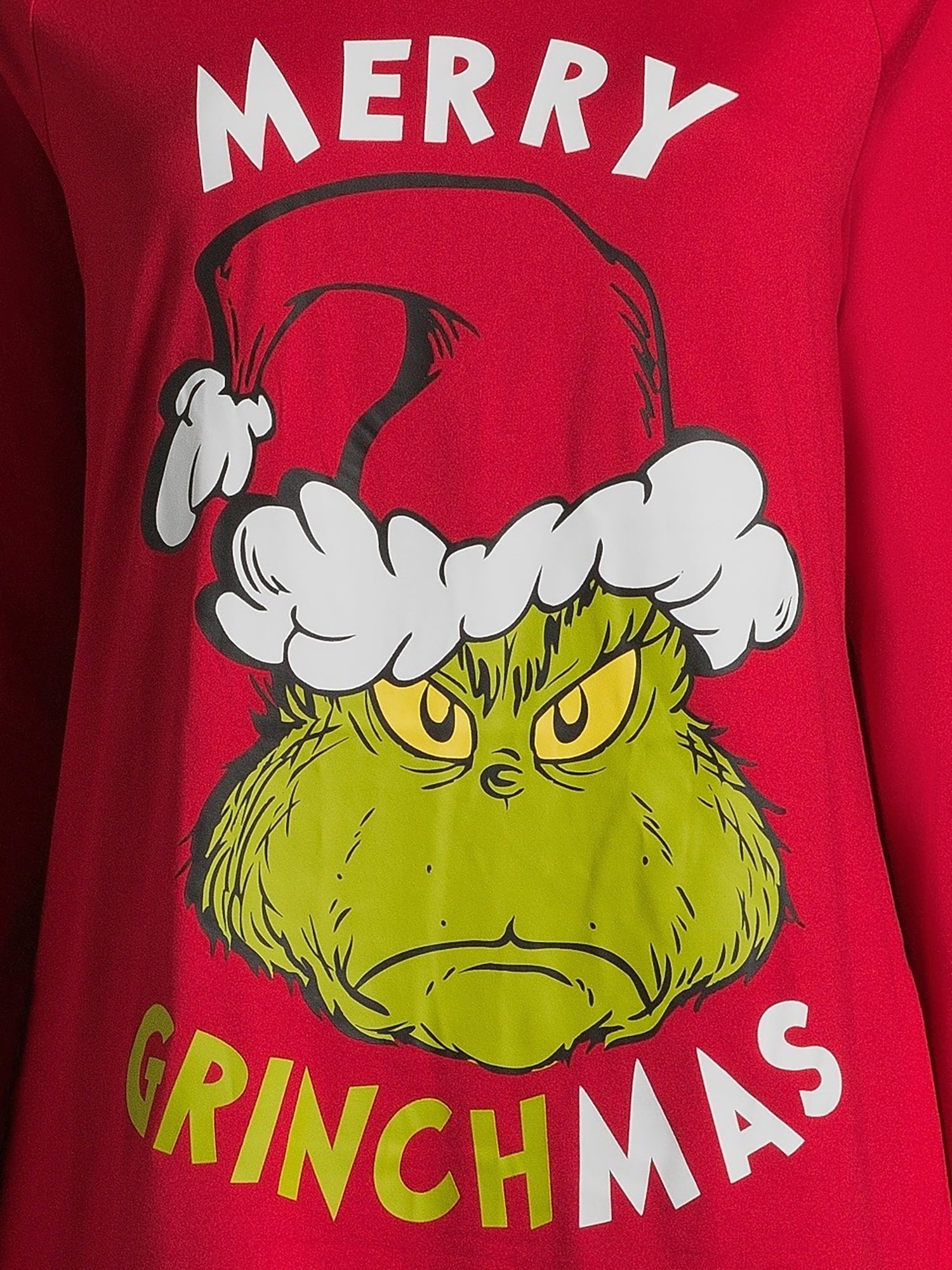 Dr. Seuss Grinch Women's Matching Family Pajamas Set, 2-Piece, Sizes S-3X
