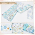 thumbnail image 4 of 40 tiras de tela precortadas de 39 x 2,6 pulgadas con estampado floral, 100% algodón, para patchwork., 4 of 9