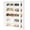 White, variant on 5-Tier Sunglasses Organizer Storage Wall Mounted: 13 x 15 inches Eyewear Display Case Rustic Wood Eyeglasses Holder Large Glasses Storage Box, White