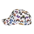 thumbnail image 5 of Naloa Original Classic Low Profile Hat Men Women Baseball Cap Dad Hat Adjustable Unconstructed Cartoon Monster Trucks1 Print Cap, 5 of 9