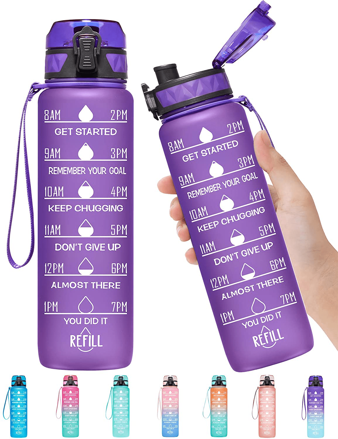 10 Fun and Motivating Water Bottles 2021 - Sharp Eye
