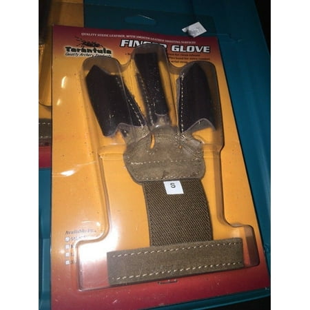 Tarantula Archery Finger Glove Small Leather Shooting Surfaces