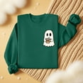 thumbnail image 4 of Bovxnpu Womens Oversized Sweatshirts, Halloween Day Sweatshirts for Women Fleece Crewneck Sweaters Casual Tops Comfy Fall Fashion Outs Winter Clothes, 4 of 7