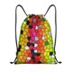 thumbnail image 1 of Fotbe Colorful Tie Dye Stained Glass 1 Bolsa Mochila con Cordón Estampada, Bolsa de Gimnasio Deportiva, Bolsa Cinch, Bolsa con Cordón para Hombres y Mujeres-Medium, 1 of 6