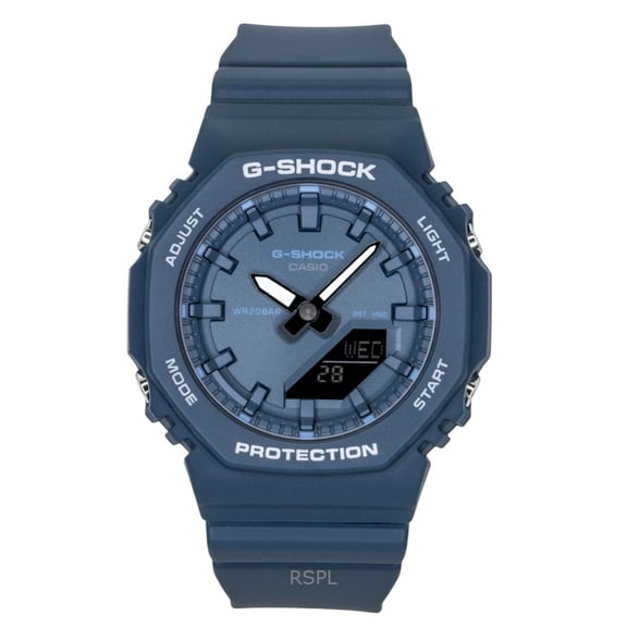 Casio G-Shock Analog Digital Bio-Based Resin Strap Blue Dial Quartz GMA-P2100BA-2A 200M Women's Watch