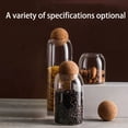 thumbnail image 5 of Clear Glass Bottles, Glass Food Storage Containers with Airtight Round Cork, for Candy, Nut, Spice, Coffee Bean,9 X 10cm, 5 of 7