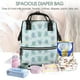 thumbnail image 5 of Disketp Sea Turtle Mochila de Pañales de Gran Capacidad con Múltiples Bolsillos, Mochila de Viaje Multifuncional para Bebé, Unisex, Moderna y Resistente, 5 of 6