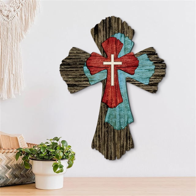 Easter Wall Decoration Wooden Sign Pendant Rural Bedroom Wall Hanging Door Hanging