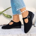 thumbnail image 2 of HAJWOH Womens Mary Jane Shoes 2026 Slip on Dressy Ballet Shoes for Women Non-Slip Comfortable Flats for Casual Formal Work School Office Walking Black 36, 2 of 4