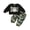 Black, variant on Loicainy Baby Toddler Boy Girl Halloween Outfits 6 12 18 24 Months 2T 3T 4T Ghost Print Crew Neck Sweatshirt and Pants Clothes Set