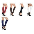 thumbnail image 7 of Women's Legwarmers Set, Ace with Colored Rhinestones and Raised Pattern-6 Assorted Colors Set, One Size, 7 of 7