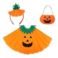 thumbnail image 1 of Disfraz de calabaza de Halloween Yuyangstore 3 piezas, 1 of 8