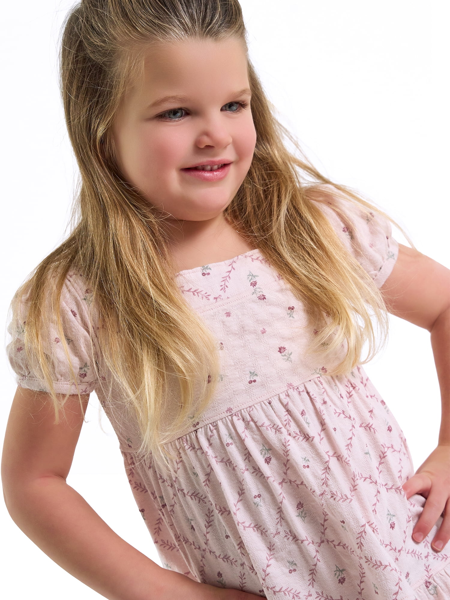 Modern Moments by Gerber Toddler Girl Tiered Dress, Sizes 12 Months - 5T