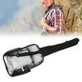 thumbnail image 1 of Transparent Shoulder Backpack, Reversible Shoulder Straps Tear  Multi Pockets Clear Sling Bag Waterproof PVC  For Travel, 1 of 8