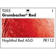 Grumbacher Academy Oil Color, 37ml Tube, Grumbacher Red