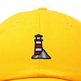 thumbnail image 2 of Dalix Lighthouse Embroidered Cap Cotton Baseball Hat Nautical Womens in Gold, 2 of 5