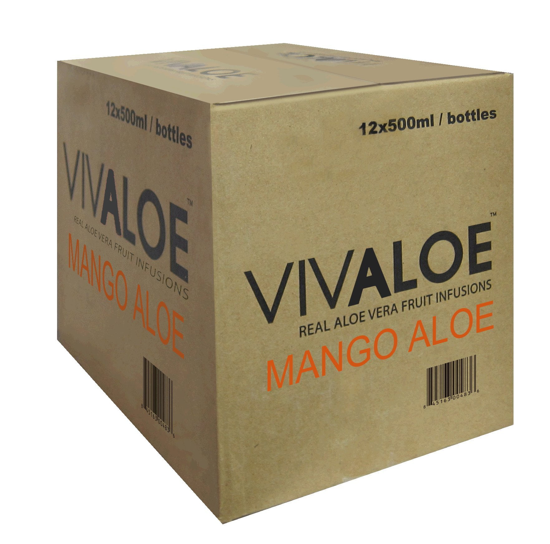 Vivaloe 2477131 16.9 fl oz Mango & Aloe Vera Beverage, Case of 12 -  Walmart.com