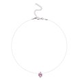 thumbnail image 1 of Collier Zircon pour Femmes, Pendentif en Alliage, Faux Cristal, Collier Ras du Cou, 1 of 10