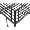 thumbnail image 4 of Pemberly Row Modern Steel Metal Full over Loft Bunk Bed in Black, 4 of 6