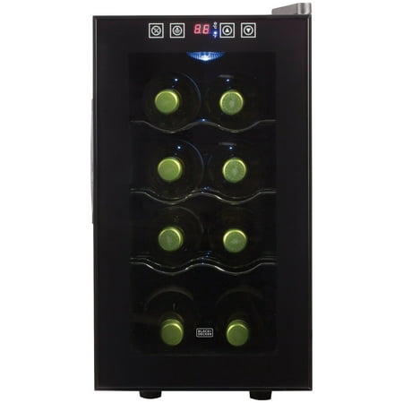 BLACK+DECKER BWT08TB Wine Cellar (8-Bottle (Best Small Wine Cellar)