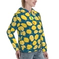 thumbnail image 6 of Sikiie Lemon Women's Casual Hoodies Long Sleeve Lightweight Pullover Tops Loose Sweatshirt-Small, 6 of 7