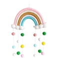 thumbnail image 1 of Rainbow Macrame Wall Hanging Home Decor Boho Room Decor Hand Woven Tapestry Kids Wall Decor (Ch5a-21) BANYUO Electrónica, 1 of 5