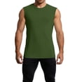 thumbnail image 7 of LIaqionyy Sleeveless Shirts for Mens Solid Color Tank Tops Workout Muscle Gym Ribbed Shirt Summer Clothes, 7 of 7