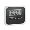 thumbnail image 4 of Worallymy Temporizador de cocina Pantalla LCD Alarma de cuenta regresiva Cocinar Hornear Alerta de sincronización digital 0 a 99 minutos 59 segundos negro Worallymy JD735808762, 4 of 7
