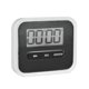 thumbnail image 3 of Yuarrent Temporizador de cocina Pantalla LCD Alarma de cuenta regresiva Cocinar Hornear Alerta de tiempo digital 0 a 99 minutos 59 segundos Cocina y Comedor Negro Yuarrent HA001328-01B, 3 of 8