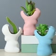 thumbnail image 4 of BToBackyard Vase Flowerpot Big Mouth Hippo Figurines Creative Succulent Plants Cute For Flowers Desktop Decor Ceramics Pots, 4 of 12