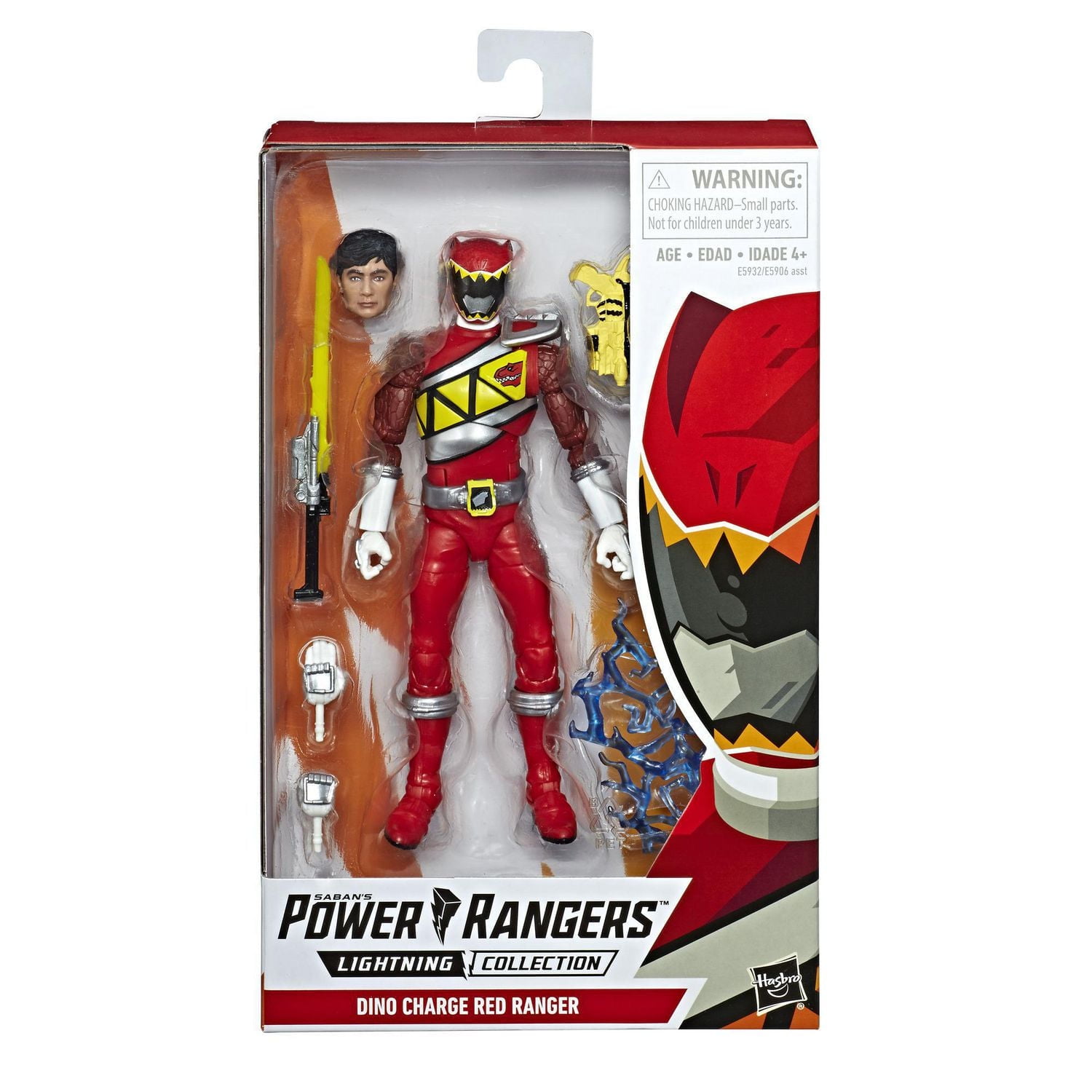 Power Rangers Lightning Collection - Figurine de collection Ranger rouge Dino Charge de 15 cm