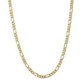 thumbnail image 3 of Primal Gold 14 Karat Yellow Gold 5.25mm Flat Figaro Chain, 3 of 9