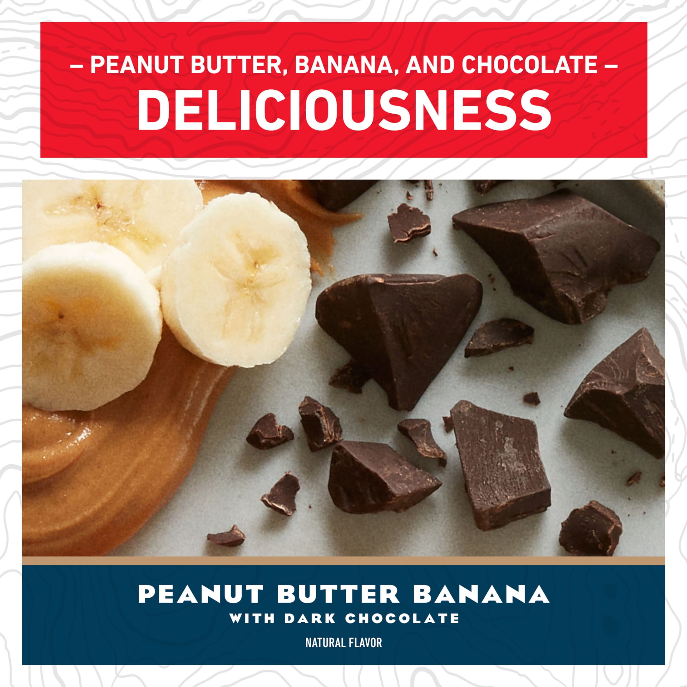 Clif Bar, Peanut Butter Banana, 6 Energy Bars, 2.4 Oz each