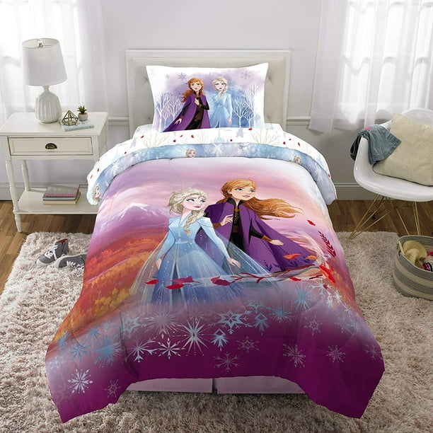 Disney Princess Kids Bedding Super Soft Microfiber Reversible Comforter,  Twin/Full, Official Disney Product by Franco : : Toys & Games