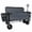 Gray, variant on 3-in-1 Folding Wagon Cart with Bench Seat, Fabric, for Apartment, Durable Build